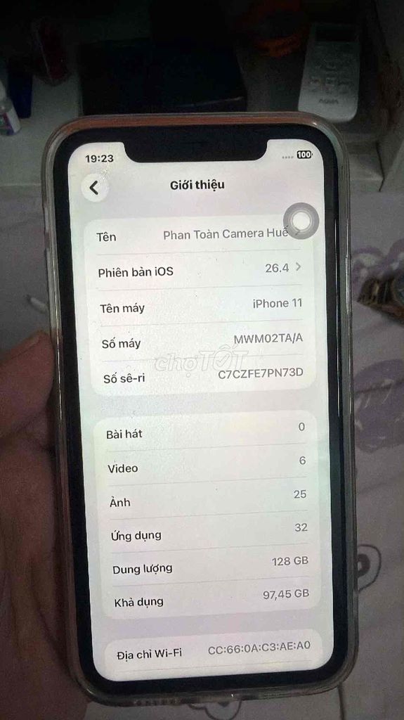 Apple iPhone 11 128GB. Mua bán Điện thoại tại Thành phố Huế Thừa Thiên Huế được đăng bởi Phan Toàn hình 1