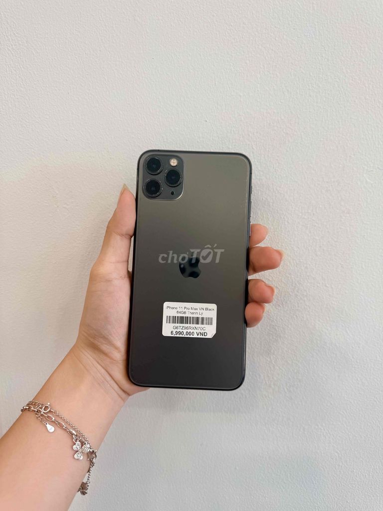 Apple iPhone 11 Pro Max 64GB Đen VN Thanh lý. Mua bán Điện thoại tại Quận Ninh Kiều Cần Thơ được đăng bởi Minh Phát hình 1