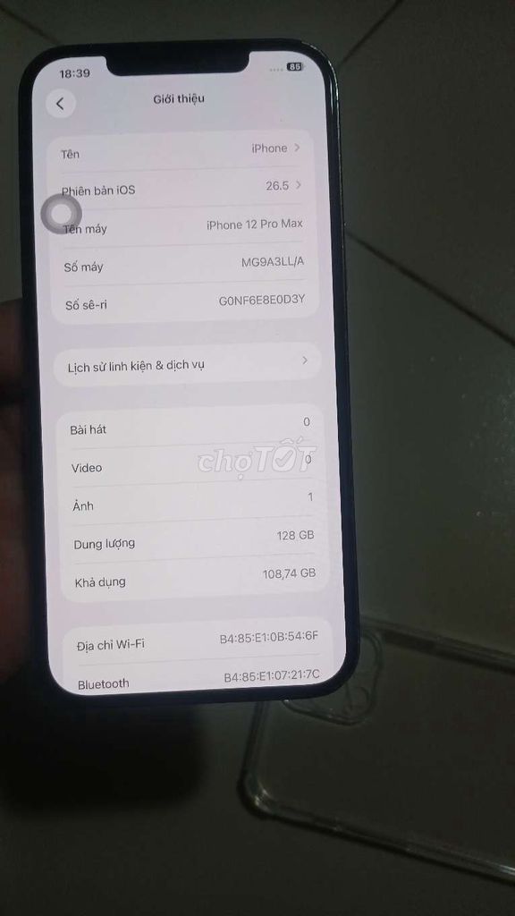 Apple iPhone 12 Pro Max 128GB Đã qua sử dụng. Mua bán Điện thoại tại Quận 12 Tp Hồ Chí Minh được đăng bởi Thu Hiền  hình 1