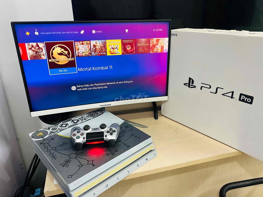 PS4 PRO 1TB 4K HDR ĐÃ HACK FW THẤP 6.72 KÍCH HACK