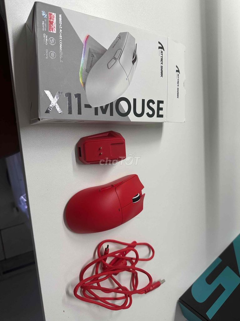 Atrack Shack x11 có cốc sạc có app chỉnh dpi new