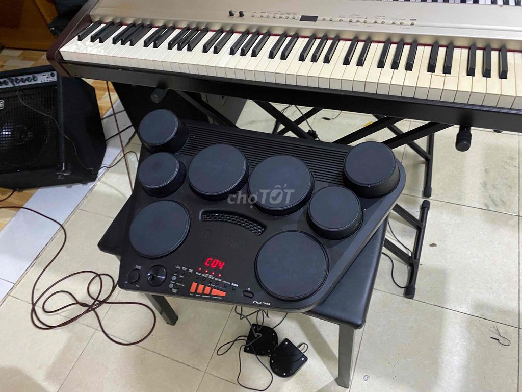 Trống Yamaha dd75 kèm KIck KT1