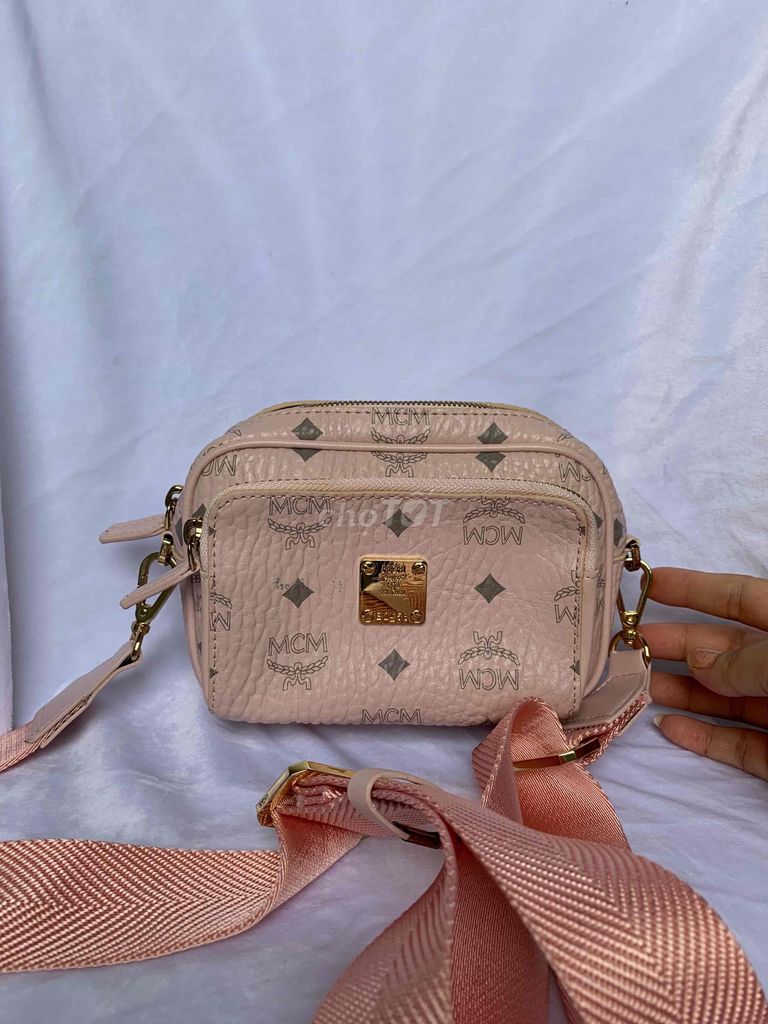 Túi xách MCM Nữ Da Hồng. Mua bán Túi xách tại Huyện Cần Giuộc Long An được đăng bởi Ngọc Ngọc hình 1