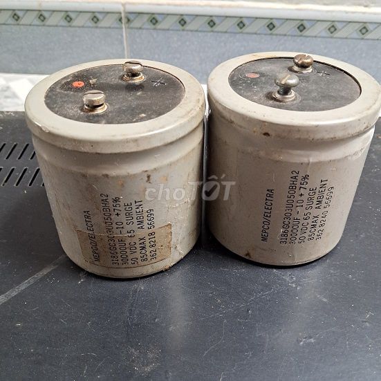 Tụ điện MEPCO/ELECTRA 30.000uF 50V. Mua bán Tivi, Âm thanh tại Huyện Định Quán Đồng Nai được đăng bởi Do Hiep hình 1