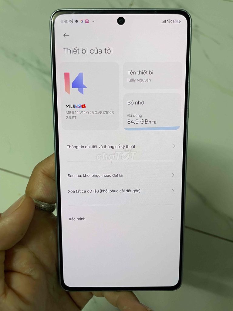 XIAOMI REDMI NOTE 12 TURBO 1TB. Mua bán Điện thoại tại Quận 8 Tp Hồ Chí Minh được đăng bởi Thùy Nguyễn hình 1