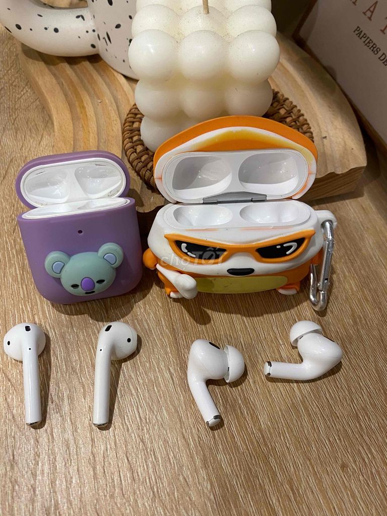 AirPods Pro 2 mới và airpods 1 chính hãng