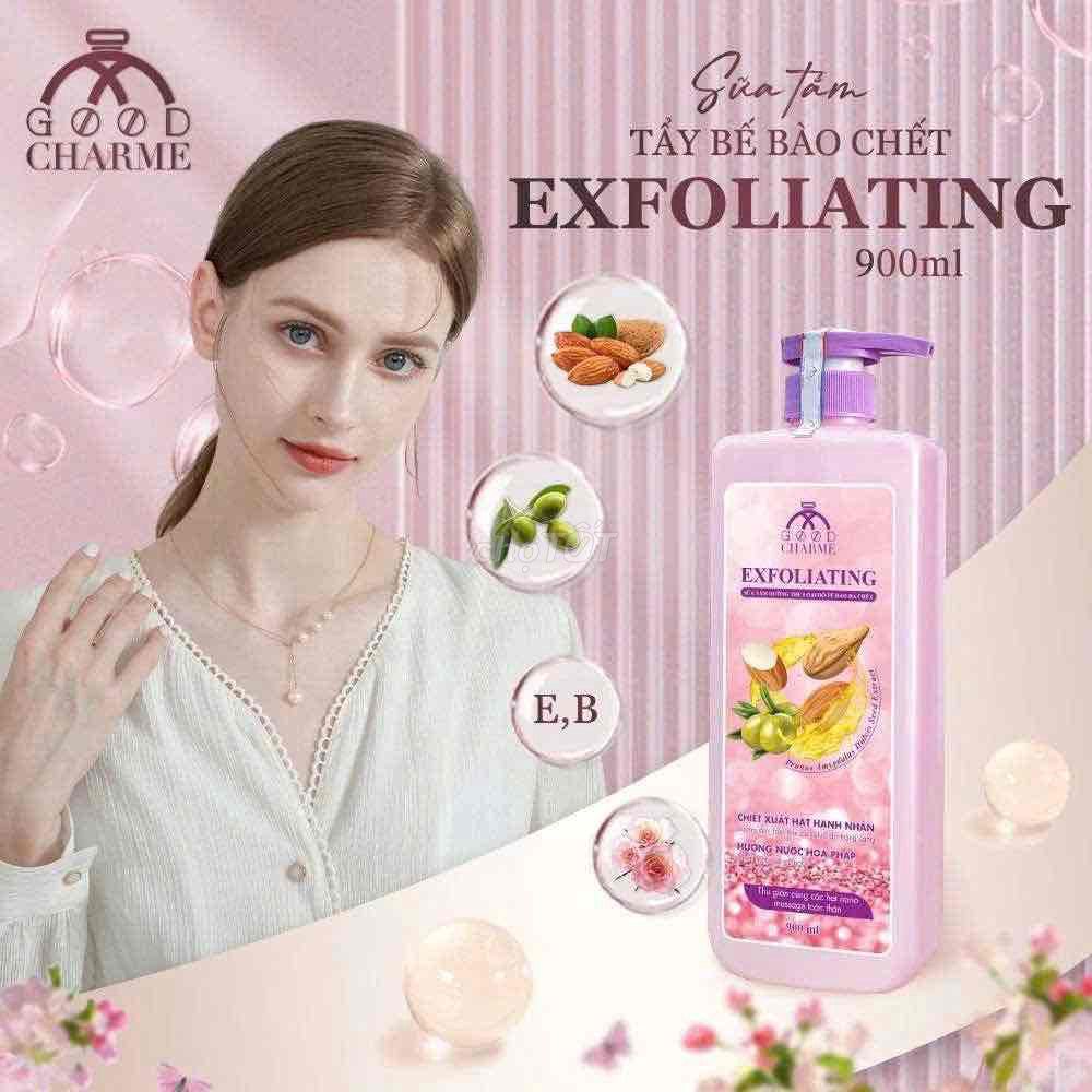 GOODCHARME Sữa tắm tẩy tế bào chết 900ml. Mua bán Thiết bị vệ sinh, nhà tắm tại Quận Cái Răng Cần Thơ được đăng bởi Vân Store Charme hình 1