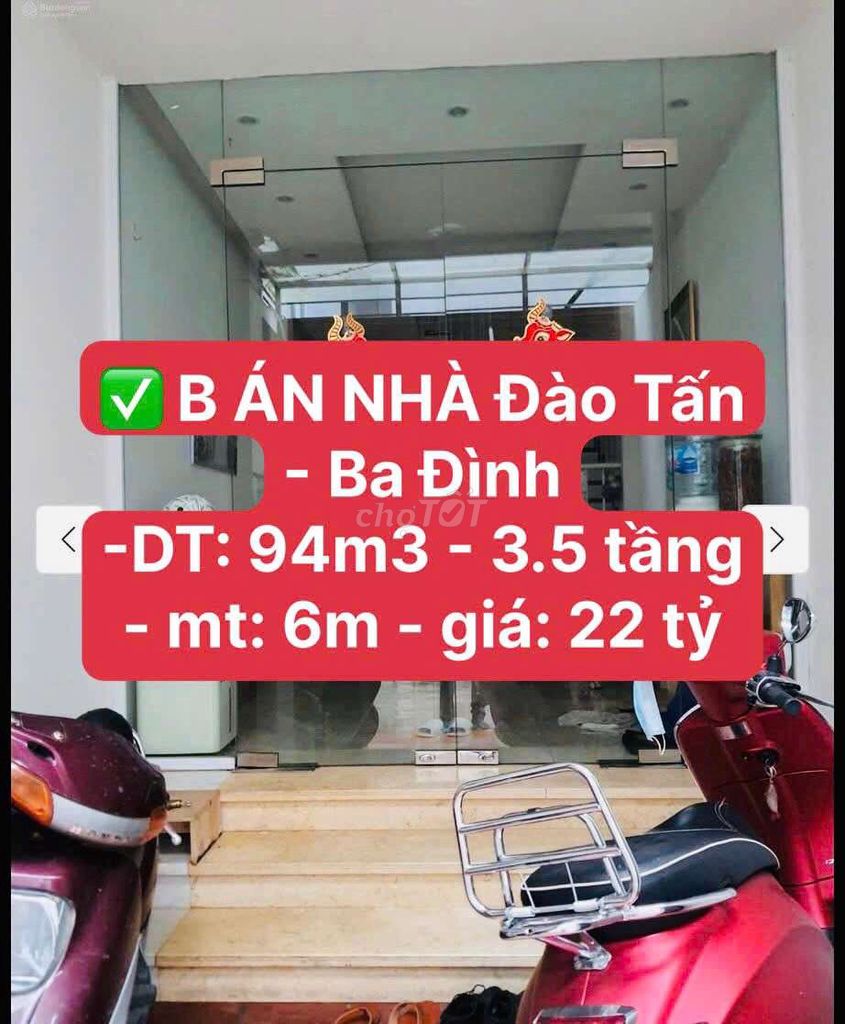 ✅ B ÁN NHÀ Đào Tấn - Ba Đình -HN