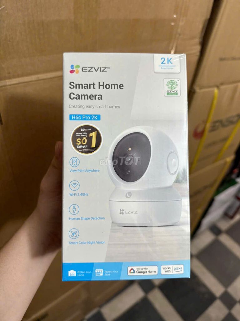 Camera an ninh EZVIZ H6c Pro 3M 2K. Mua bán Máy ảnh, Máy quay tại Quận Hai Bà Trưng Hà Nội được đăng bởi Hoàng HT Tech hình 1