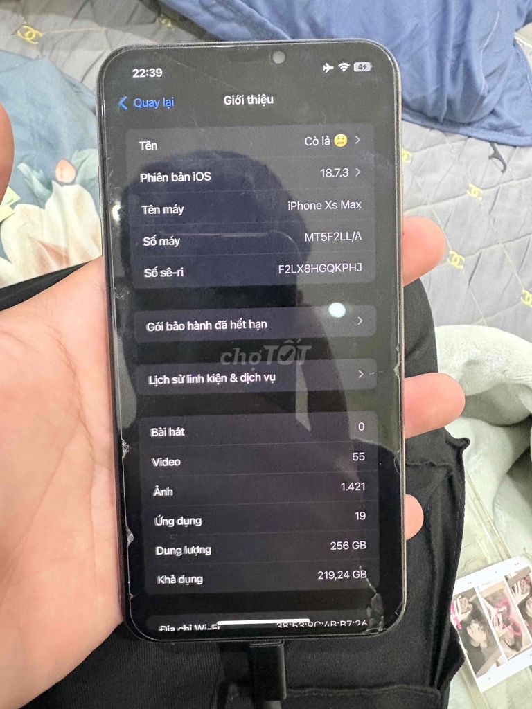 thừa máy em bán iPhone XS Max 256GB Vàng Quốc Tế. Mua bán Điện thoại tại Quận Hải An Hải Phòng được đăng bởi Phạm Tuấn Anh hình 1