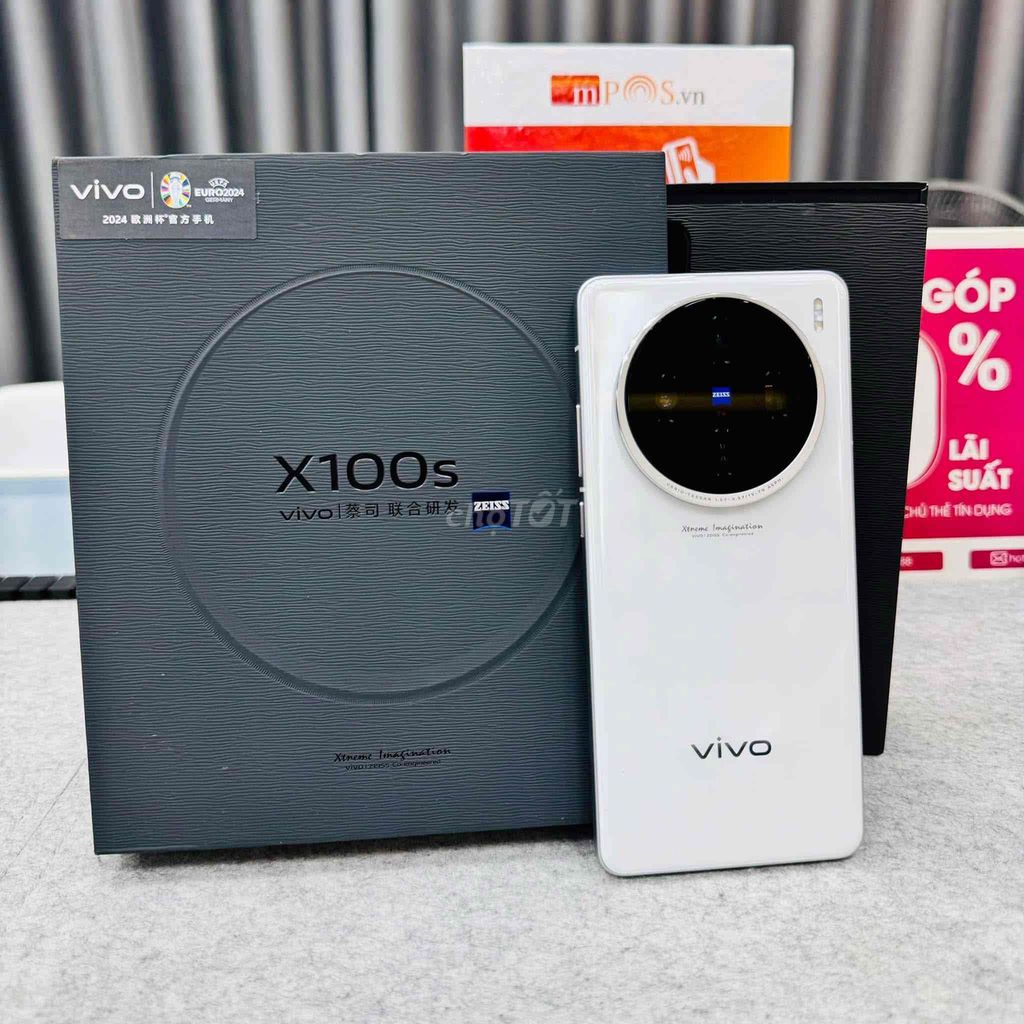 Vivo x100s Ram 12/256Gb Trắng Zin all Fullbox 99%