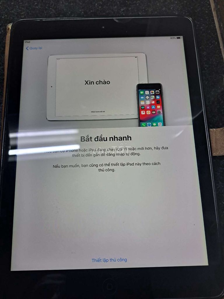 iPad Air 1 16GB WiFi – Đã reset sạch – Giá mềm. Mua bán Máy tính bảng tại Quận Hải Châu Đà Nẵng được đăng bởi Van Vien Nguyen hình 1