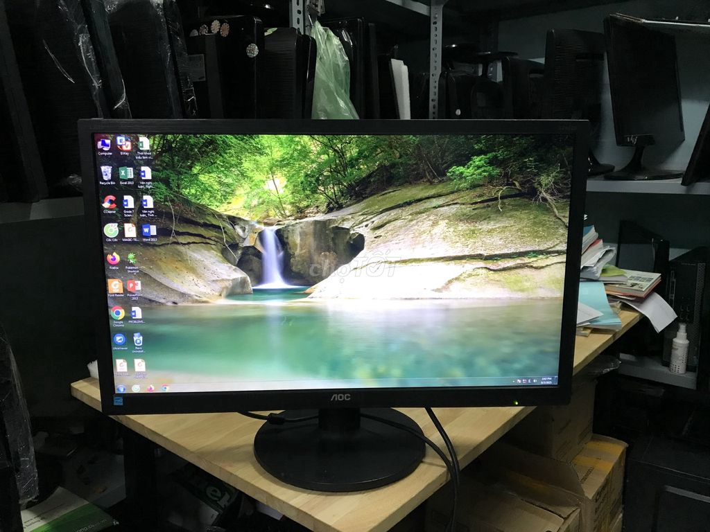 Màn hình Led 24 in Full HD sáng đẹp, như hình đăng. Mua bán Phụ kiện (Màn hình, Chuột...) tại Quận 3 Tp Hồ Chí Minh được đăng bởi Anh Dũng hình 1