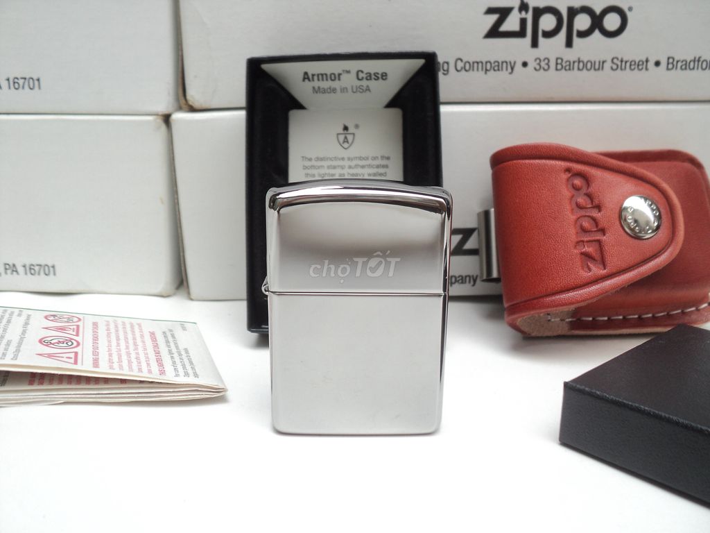 Zippo USA ' ARMOR CASE ( VỎ DÀY ) Sưu Tầm, zin a-z