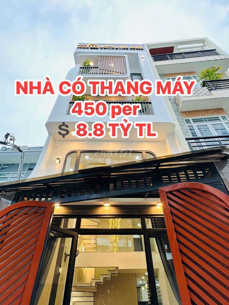 Bán căn Biệt Thự Mini House HXH 5m đối diện siêu thị Emart 2 ,P12, GV