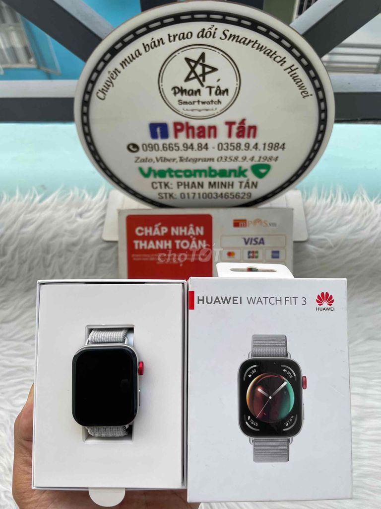 Huawei Watch Fit 3 bản Nfc Nylon full box 1/9/2025