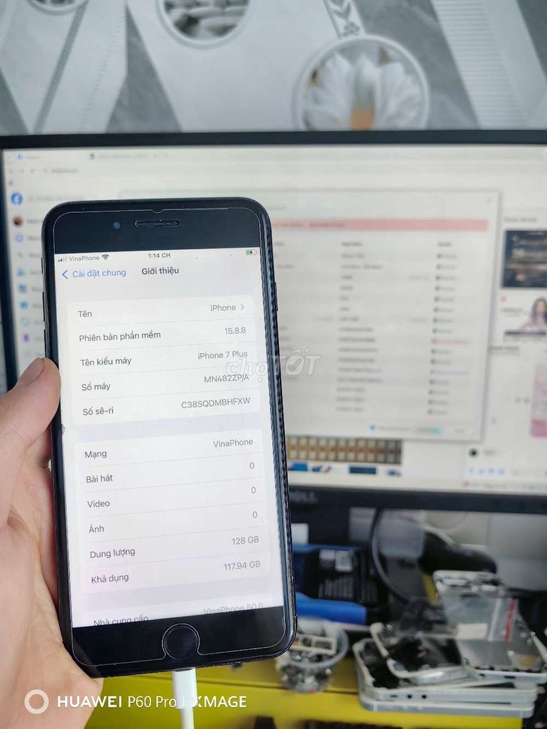 Apple iPhone 7 Plus 128GB Đen. Mua bán Điện thoại tại Huyện Krông Năng Đắk Lắk được đăng bởi Oanh hình 1