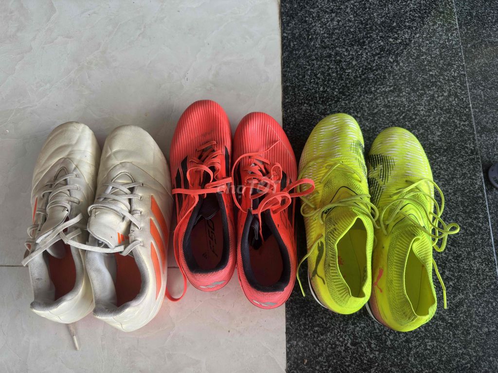 Giày đá bóng 02 Adidas, 01 puma. Mua bán Đồ thể thao, Dã ngoại tại Thành phố Biên Hòa Đồng Nai được đăng bởi Long Rain hình 1