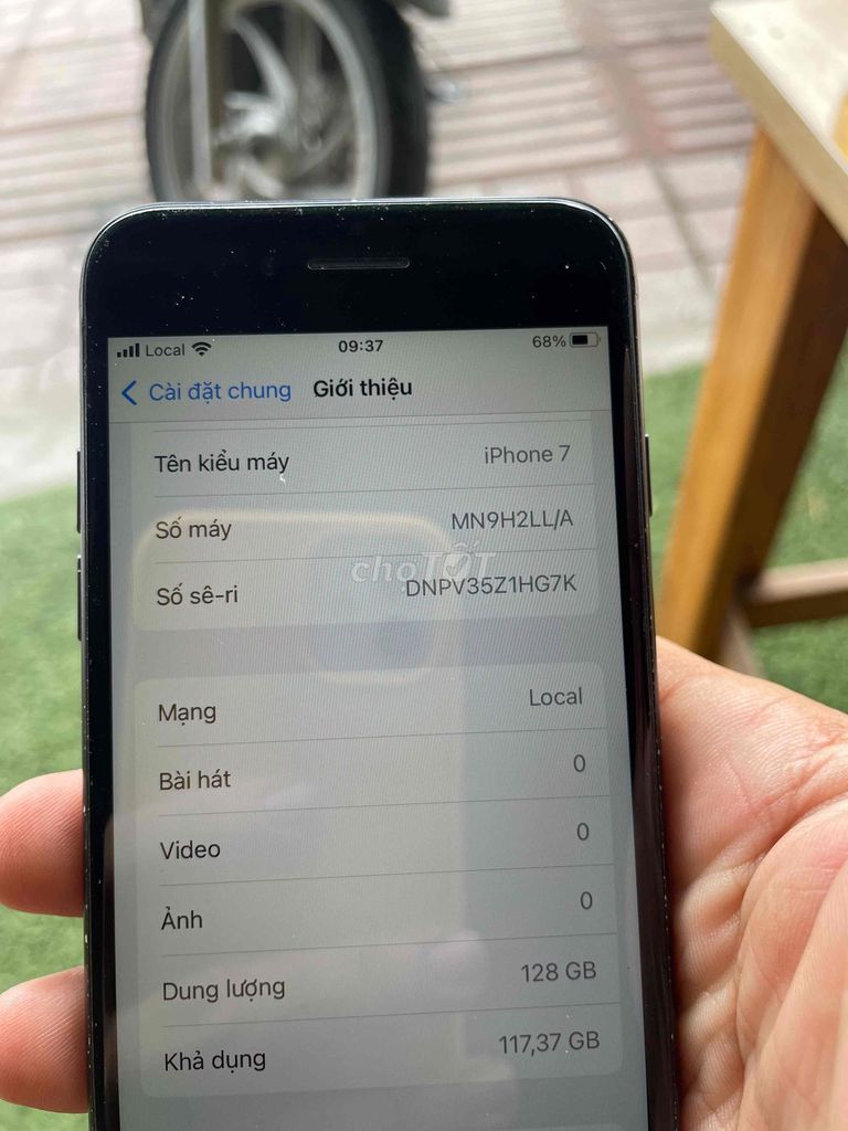Apple iPhone 7 128GB Đen. Mua bán Điện thoại tại Quận 12 Tp Hồ Chí Minh được đăng bởi anh tâm hình 1