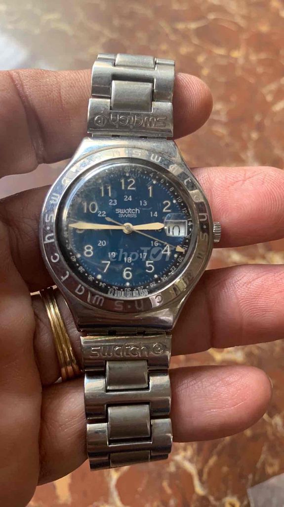 Swatch Đồng hồ đeo tay Thép không gỉ Bạc cũ. Mua bán Đồng hồ tại Quận Bình Thạnh Tp Hồ Chí Minh được đăng bởi A QUÂN  SAIGON hình 1