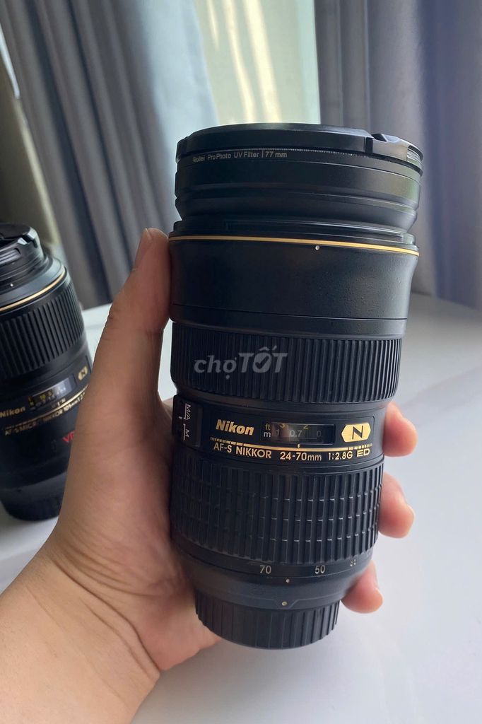 24-70/ f2.8 Nano; 105/ f2.8 Macro Nano, Vr Nikon. Mua bán Máy ảnh, Máy quay tại Quận Long Biên Hà Nội được đăng bởi Hà Hoàng Hiệp hình 1