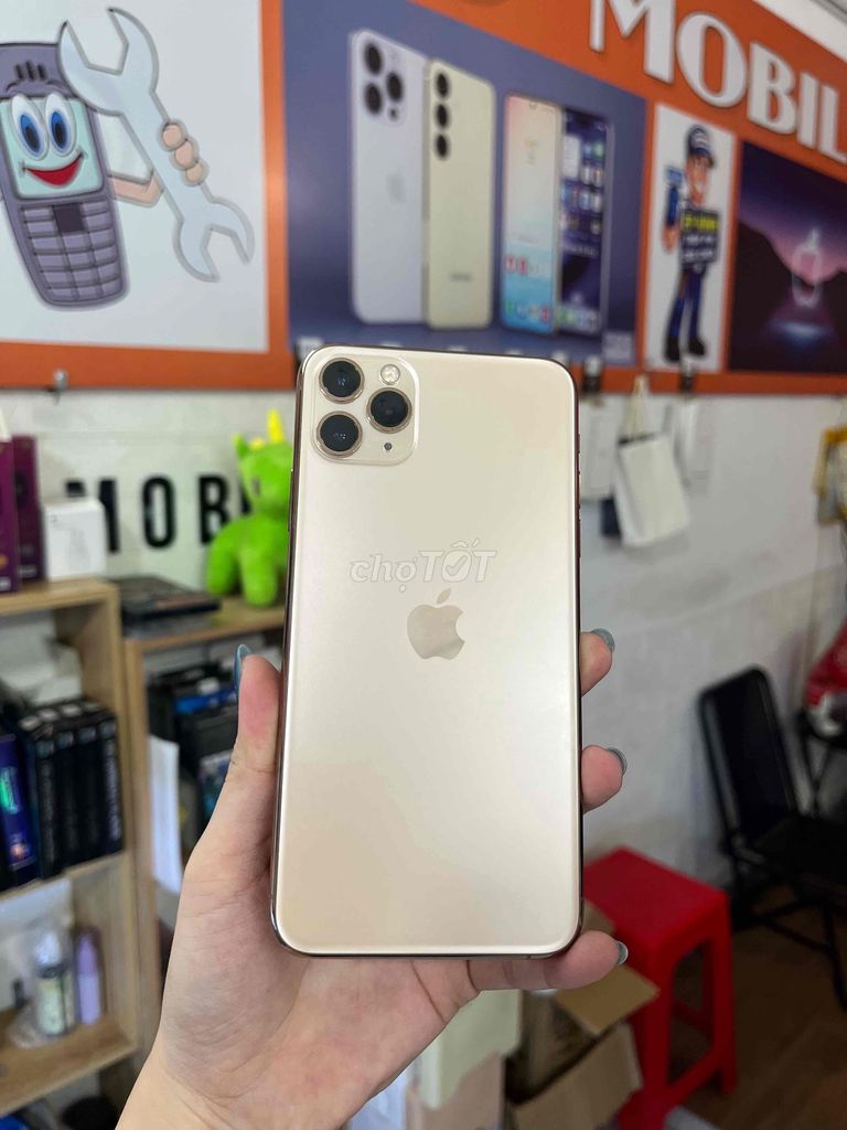 Iphone 11 Promax 64Gb Gold quốc tế mỹ zin FULL CN