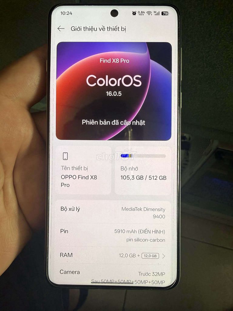 Oppo Find X8 Pro 512GB Trắng (Nội Địa). Mua bán Điện thoại tại Huyện Hàm Thuận Bắc Bình Thuận được đăng bởi Nguyễn Trần Thuận Tân hình 1