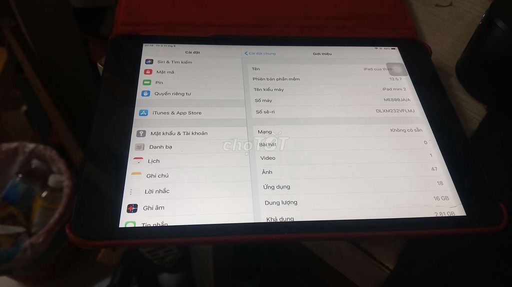 Apple iPad Mini 2 16GB Đen. Mua bán Máy tính bảng tại Quận Bình Thạnh Tp Hồ Chí Minh được đăng bởi Phu Thinh Nguyen hình 1