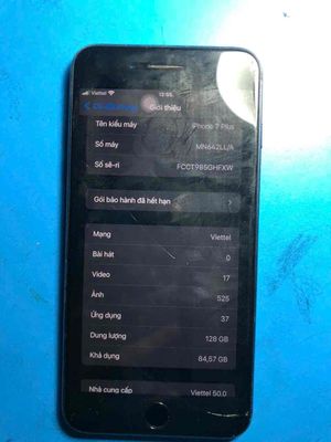 Apple iPhone 7 Plus 128GB Đen Đã sử dụng