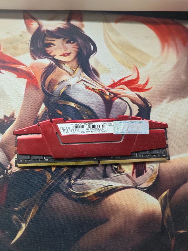 RAM G.Skill Ripjaws V DDR4 8GB 2800MHz Đỏ cũ. Mua bán Linh kiện (RAM, Card...) tại Quận Thanh Xuân Hà Nội được đăng bởi Trung Trần hình 1