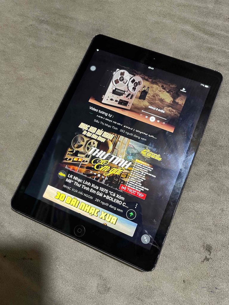 Apple iPad Air 16GB Xám Wifi zin còn đẹp. Mua bán Máy tính bảng tại Quận Tân Phú Tp Hồ Chí Minh được đăng bởi Cầm đồ Anh Quốc  hình 1
