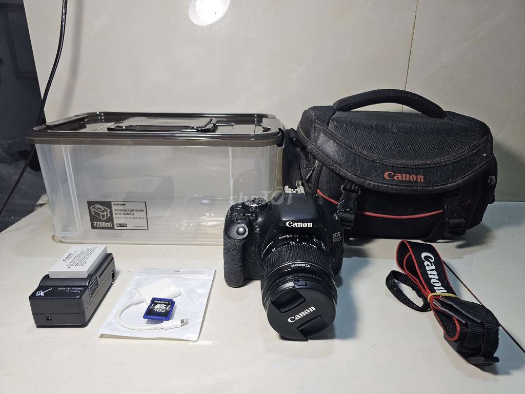Máy ảnh Canon 600D + Lens 18-55mm is2. Mua bán Máy ảnh, Máy quay tại Quận 8 Tp Hồ Chí Minh được đăng bởi MASTER CAMERA STORE hình 1