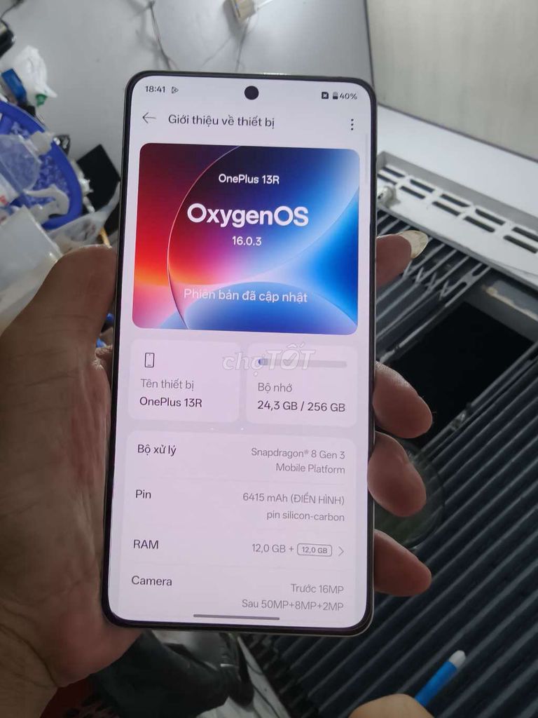 OnePlus ACE 5 trắng 8gen 3. Mua bán Điện thoại tại Thành phố Bến Tre Bến Tre được đăng bởi Từ Tuấn Bến Tre hình 1