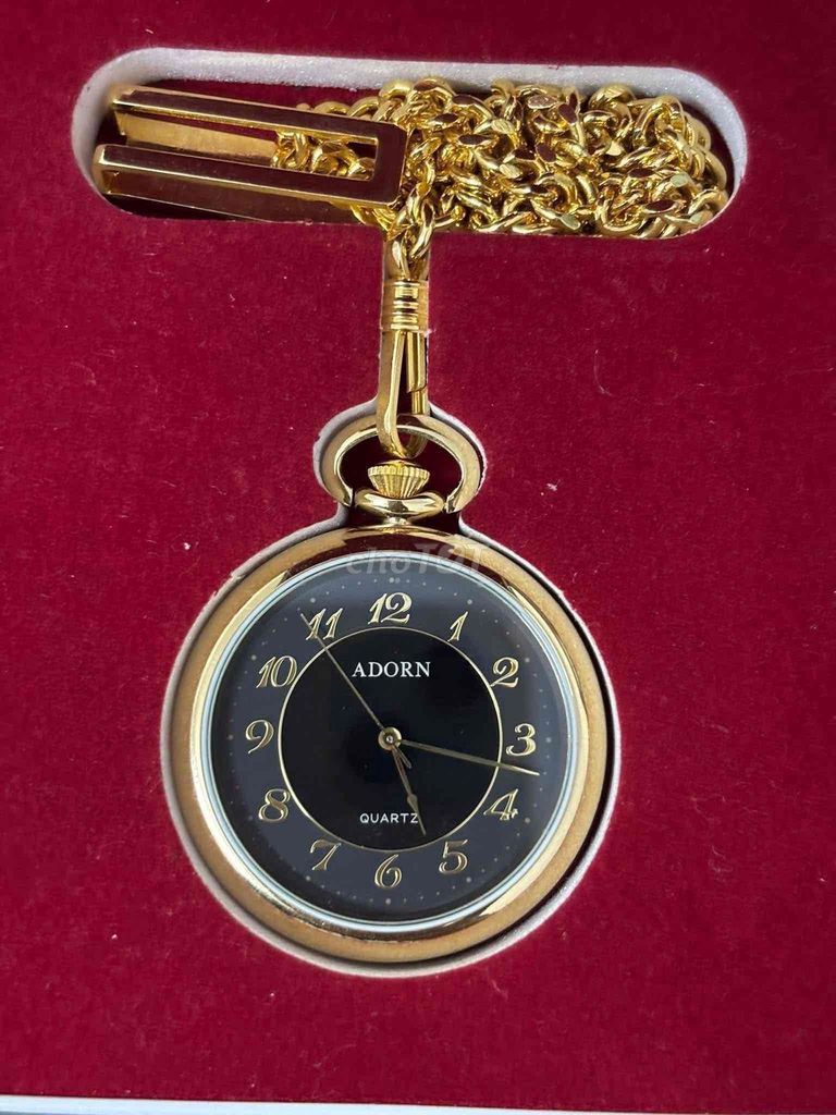 Đồng hồ bỏ túi ADORN Quartz Vàng. Mua bán Sở thích khác tại Thành phố Biên Hòa Đồng Nai được đăng bởi hải hình 1
