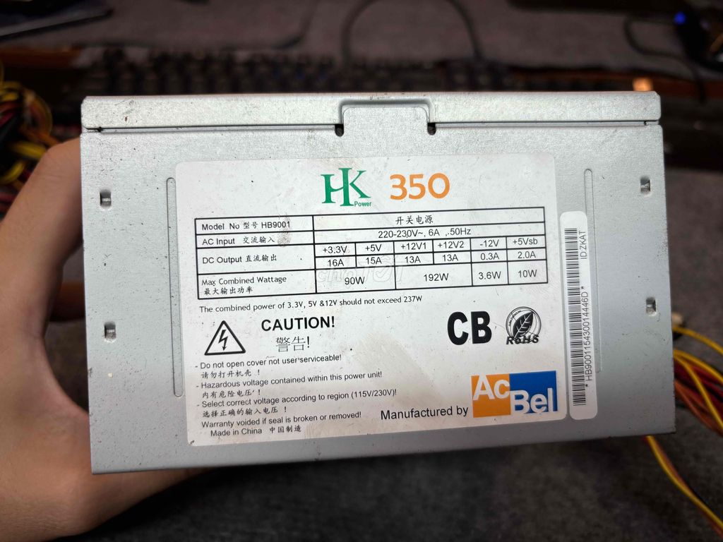 ✅ Nguồn HK POWER 350 lắp máy bao ngon