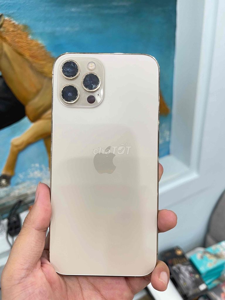 Apple iPhone 12 Pro Max 128GB Vàng 91%. Mua bán Điện thoại tại Huyện Thuỷ Nguyên Hải Phòng được đăng bởi Nhật Hạ Mobile hình 1