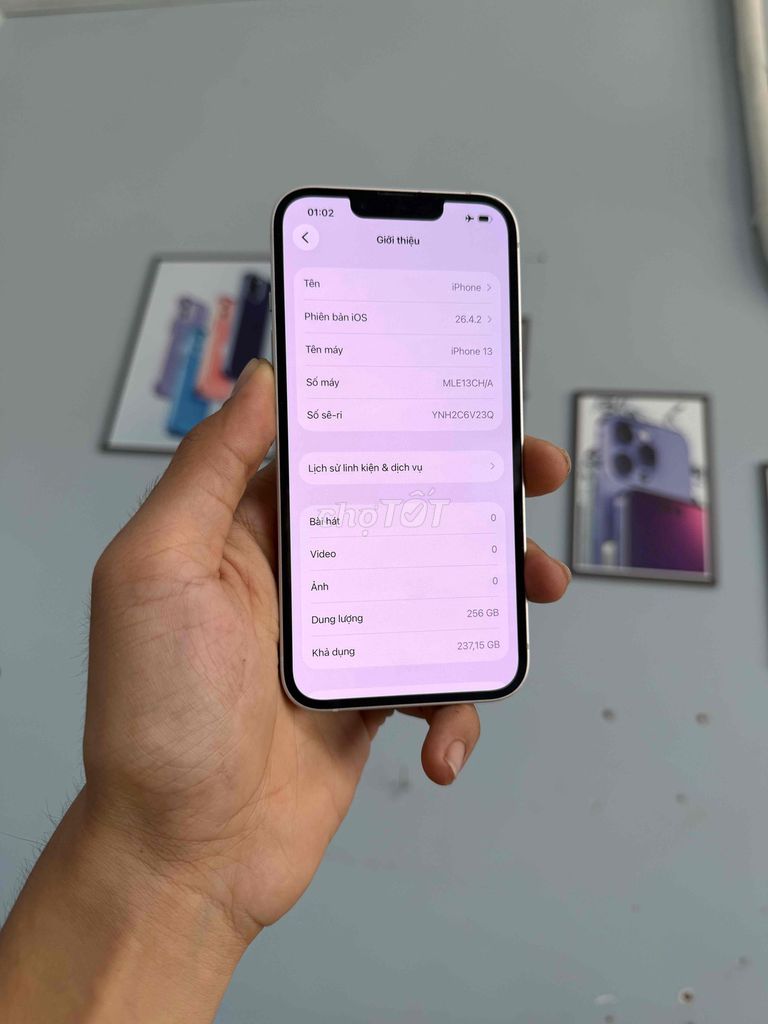 iPhone 13 256GB Trắng. Mua bán Điện thoại tại Huyện Châu Thành Đồng Tháp được đăng bởi Điện Thoại Giá Tốt hình 1