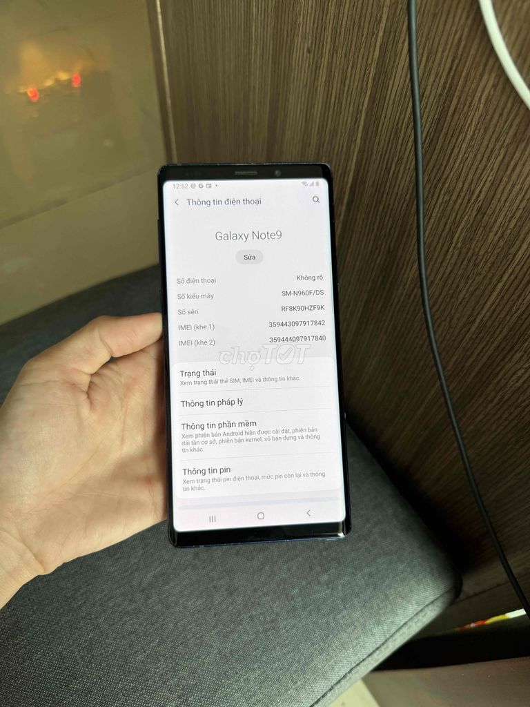 Samsung Galaxy Note 9 THANH LÝ