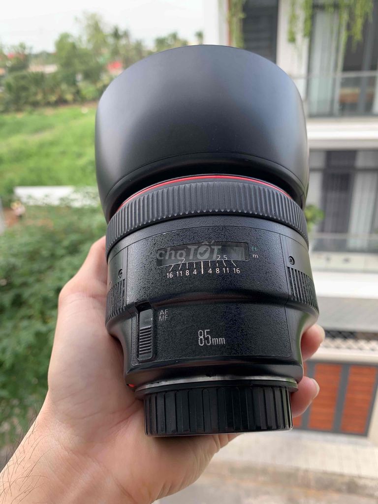 Lens Canon 85L F1.2 II đẹp