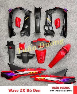 Dàn Áo Xe Wave ZX Đỏ Đen Đẹp Mê Ly Mới Kính Keng. Mua bán Phụ tùng xe tại Quận Hà Đông Hà Nội được đăng bởi Phụ Tùng Xe Tuấn Dương