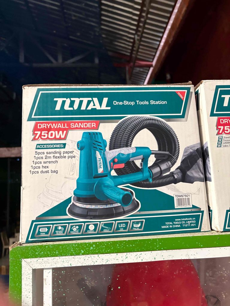 Máy chà nhám tường TOTAL Xanh 750W. Mua bán Đồ chuyên dụng, Giống nuôi trồng tại Huyện Cờ Đỏ Cần Thơ được đăng bởi Cty XD Như Ý hình 1