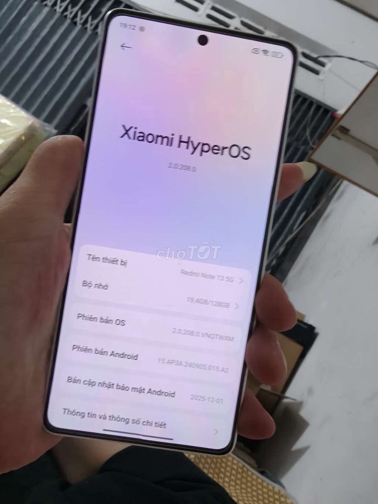 Xiaomi Redmi Note 13 5G 128GB Trắng HyperOS. Mua bán Điện thoại tại Thành phố Bến Tre Bến Tre được đăng bởi Từ Tuấn Bến Tre hình 1