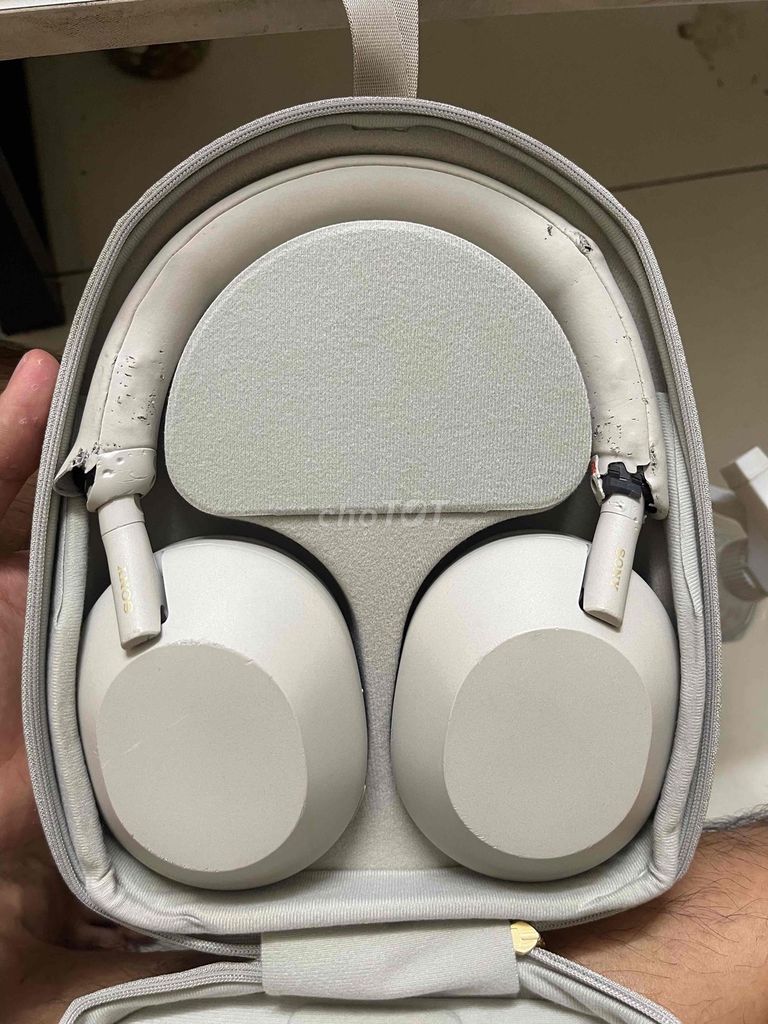 Tai nghe Sony XM5 Trắng. Mua bán Tivi, Âm thanh tại Quận 6 Tp Hồ Chí Minh được đăng bởi Thanh duy hình 1