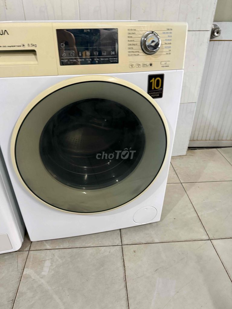 Máy giặt Aqua cửa ngang 8.5kg Trắng Inverter. Mua bán Máy giặt tại Thành phố Thủ Đức Tp Hồ Chí Minh được đăng bởi Phước Long Thịnh  hình 1