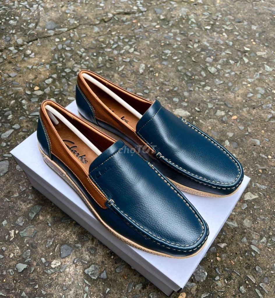 Clarks xanh dương