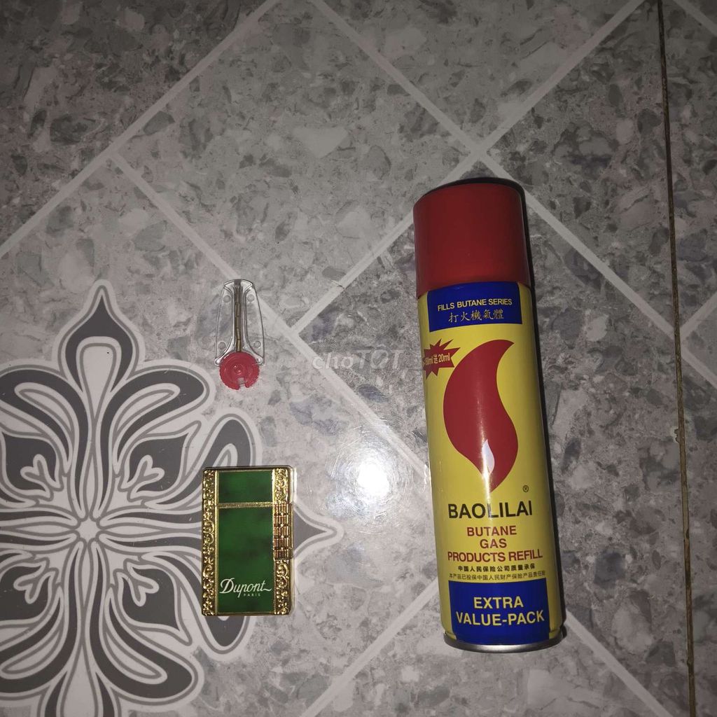 Bật lửa Dupont khảm đá xanh . Mua bán Đồ sưu tầm, đồ cổ tại Thành phố Biên Hòa Đồng Nai được đăng bởi Nam Trần hình 1