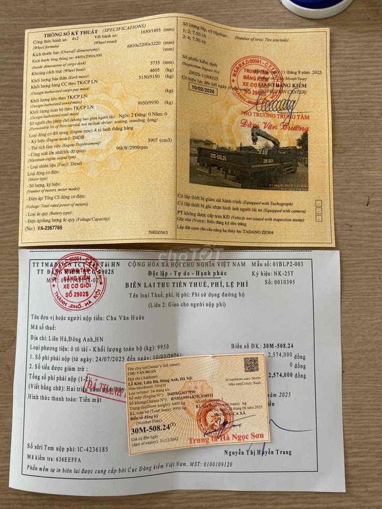 HD 650 217 tải 5t cẩu tadoano z300 4k + chân sau. Mua bán Xe tải, xe ben tại Huyện Yên Phong Bắc Ninh được đăng bởi Nghiêm nhân hình 4