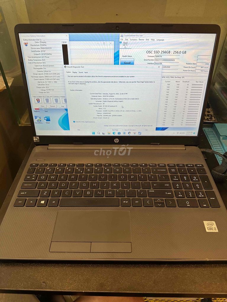 HP 250 G8 i3-10 4GB/256GB SSD Xám. Mua bán Laptop tại Quận Đống Đa Hà Nội được đăng bởi Nam Đường Láng hình 1