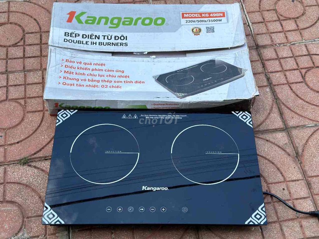 Bếp điện từ đôi Kangaroo KG 498N. Mua bán Bếp, lò, đồ điện nhà bếp tại Thành phố Buôn Ma Thuột Đắk Lắk được đăng bởi Nguyễn Duy hình 1