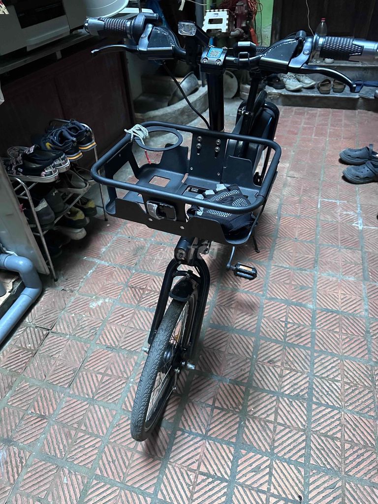 Xe đạp điện trợ lực QIQ Đen. Mua bán Xe điện tại Quận Hoàn Kiếm Hà Nội được đăng bởi Lê Thắng hình 5